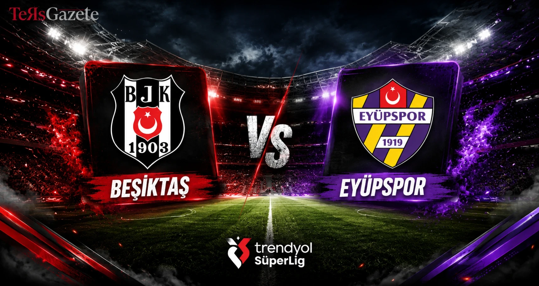 BEŞİKTAŞ-EYÜPSPOR MAÇINDA İLK 11'LER BELLİ OLDU