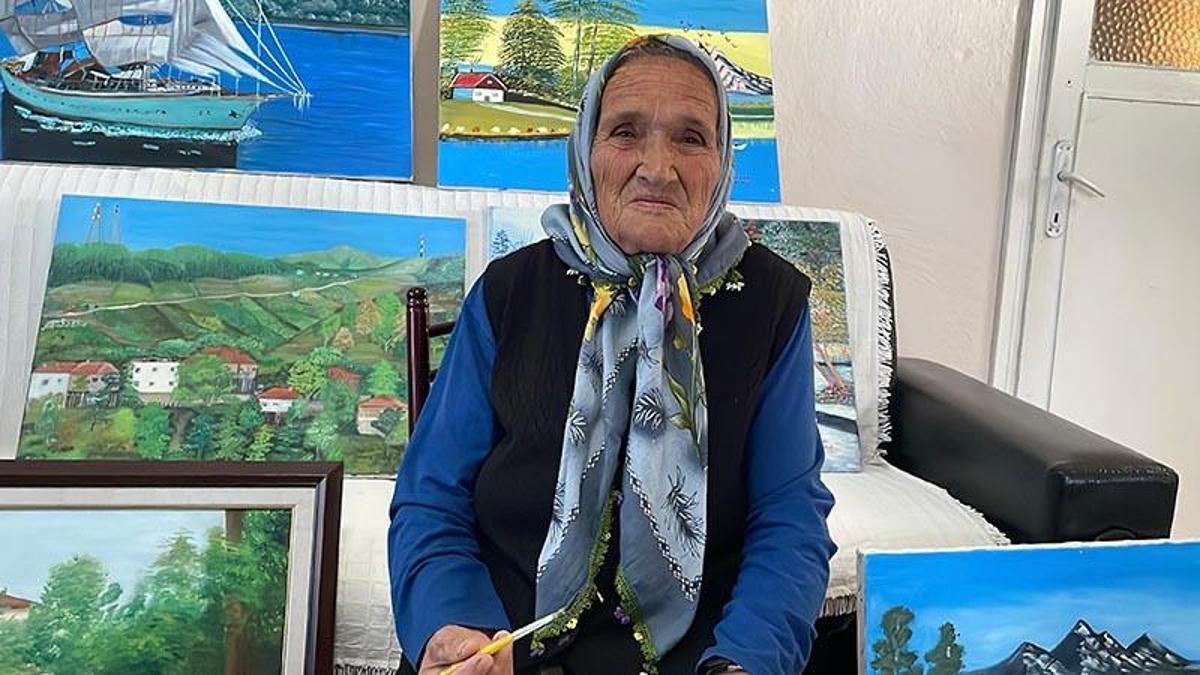 Bob Ross’tan ilham alıp resme başladı: 81 yaşında ikinci sergisi için gün sayıyor