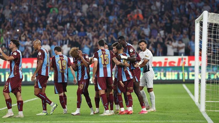 Trabzonspor'un 5 gollü galibiyeti rakamlara yansıdı
