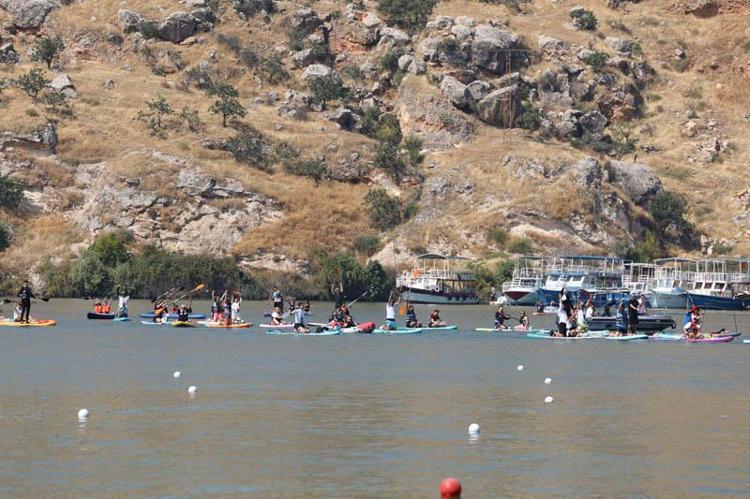 7'nci Uluslararası Rumkale Su Sporları Festivali'nde 4 bin 440 sporcu yarıştı