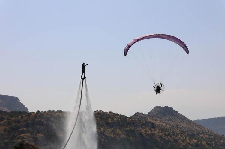 7'nci Uluslararası Rumkale Su Sporları Festivali'nde 4 bin 440 sporcu yarıştı