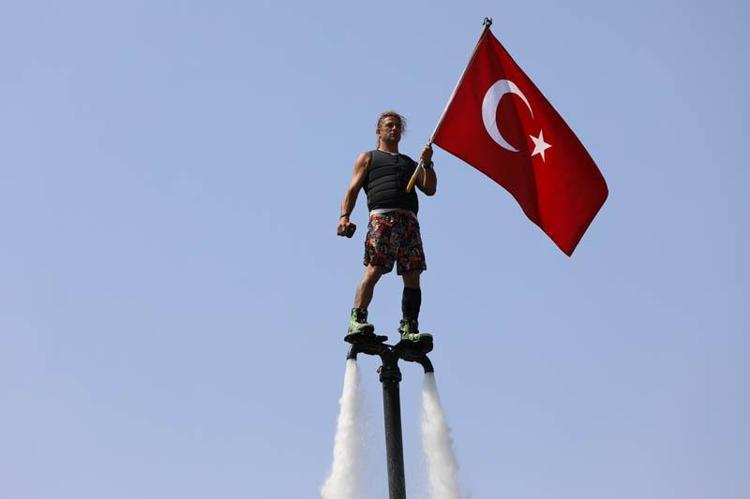7'nci Uluslararası Rumkale Su Sporları Festivali'nde 4 bin 440 sporcu yarıştı
