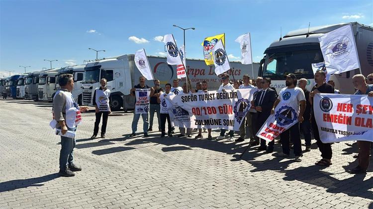 TIR şoförlerinden Schengen vizesi ve özlük hakları açıklaması