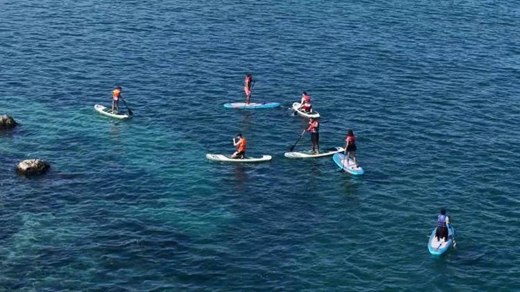SUP boardda keyif kadar risk de büyük
