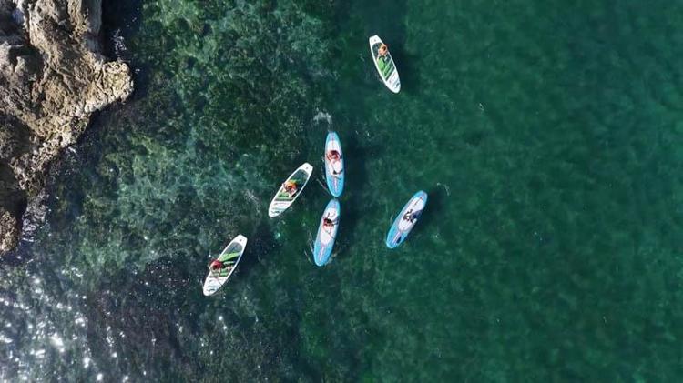 SUP boardda keyif kadar risk de büyük