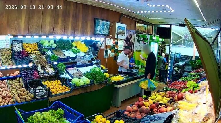 Bin 350 liralık meyveyi alıp, 'ödeme tamam' diyerek gitti
