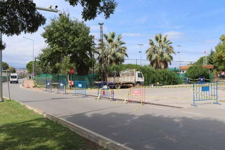Metan gazı çıkışının yaşandığı bölgede önlem alınldı