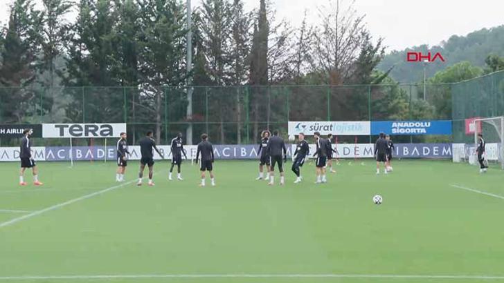 Beşiktaş'ta maç öncesi son prova: Eksik oyuncu yok