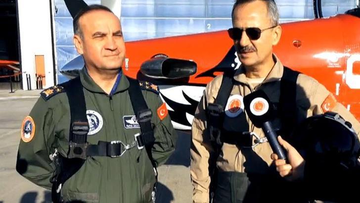 Haluk Görgün ve Orgeneral Dalkıran, HÜRKUŞ-2 ve HÜRJET ile test uçuşu gerçekleştirdi