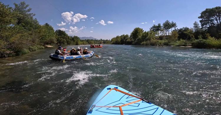 Köprülü Kanyon'da ilk Big SUP deneyimi