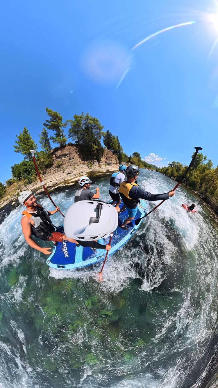Köprülü Kanyon'da ilk Big SUP deneyimi