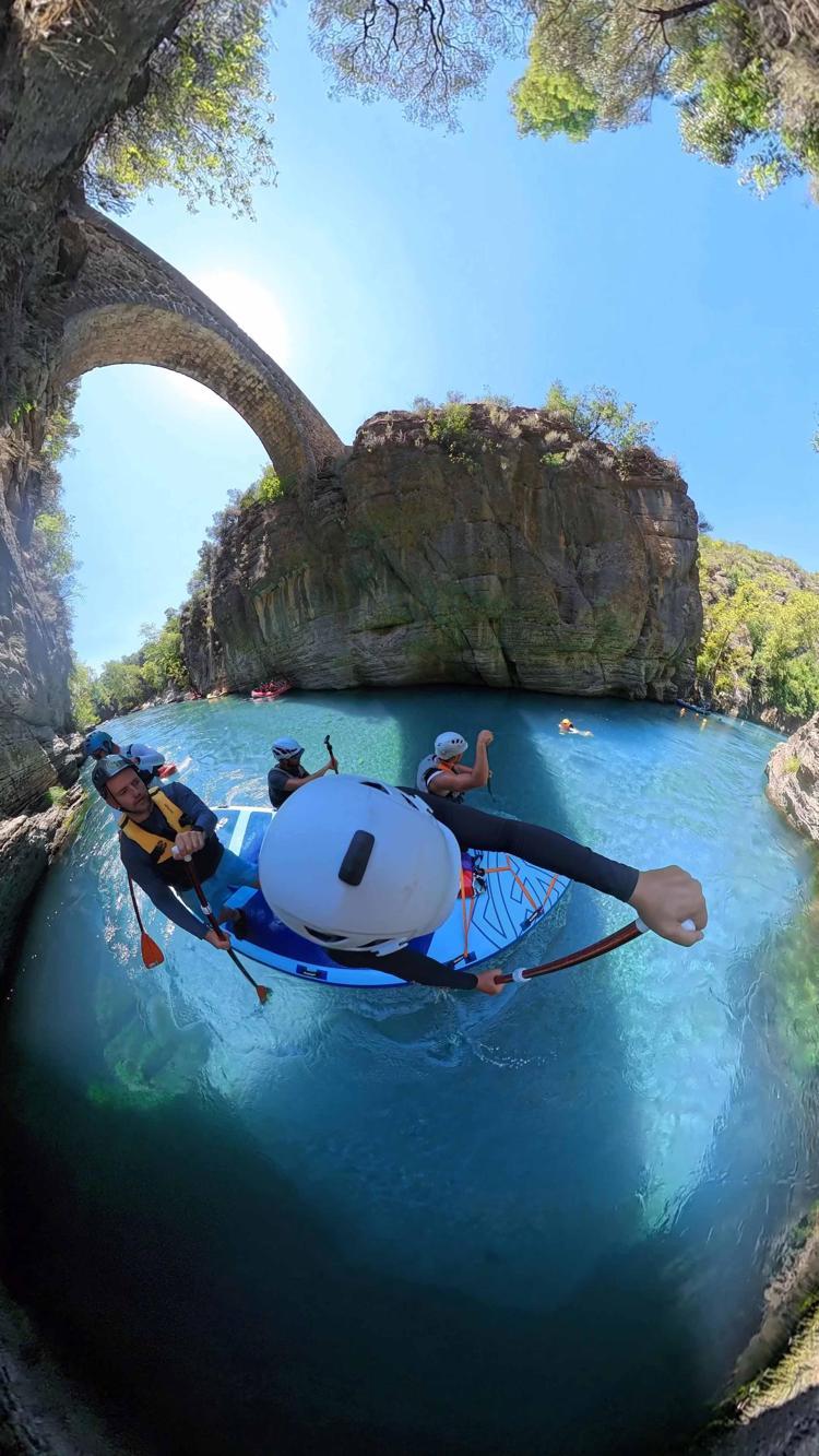 Köprülü Kanyon'da ilk Big SUP deneyimi
