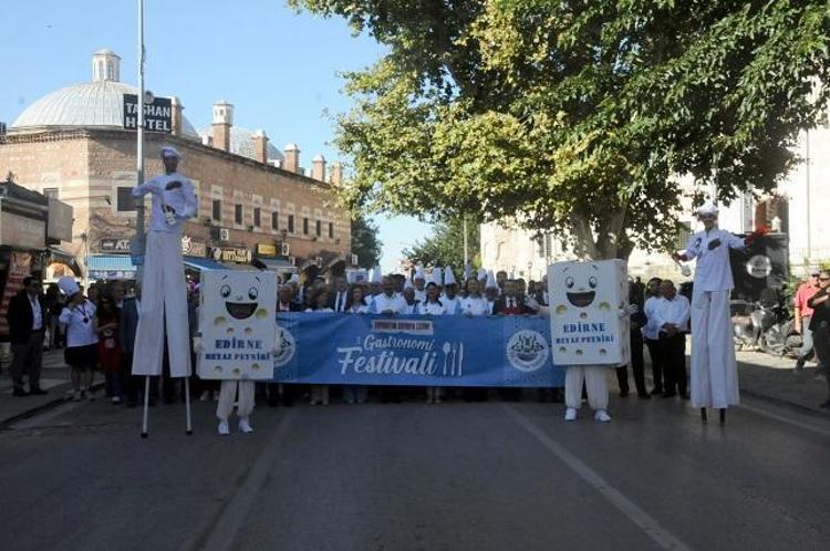 Edirne Gastronomi Festivali renkli görüntülerle başladı