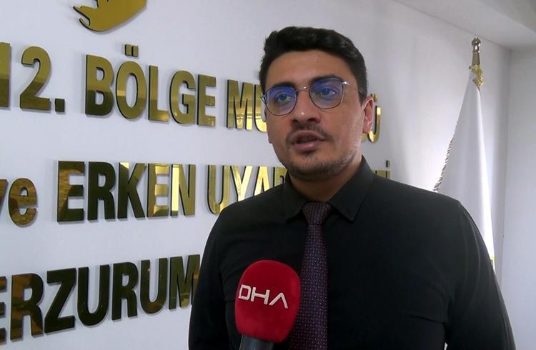 Erzurum'da meteorolojik balonla atmosferin üst seviyeleri takip ediliyor