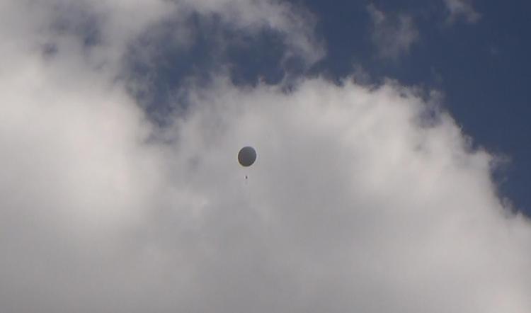 Erzurum'da meteorolojik balonla atmosferin üst seviyeleri takip ediliyor