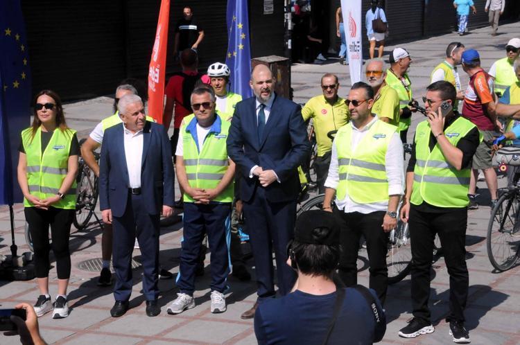 Edirne'de 60 bisikletli, 'Gelecek İçin Pedalla' etkinliğinde buluştu
