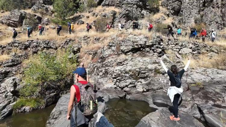Kınıkçı Kanyonu, zorluğu ve güzelliğiyle doğaseverleri ağırlıyor