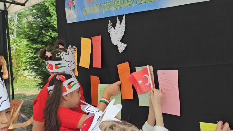 Zonguldak’ta uçurtmalar ‘Filistinli çocuklar’ için uçtu