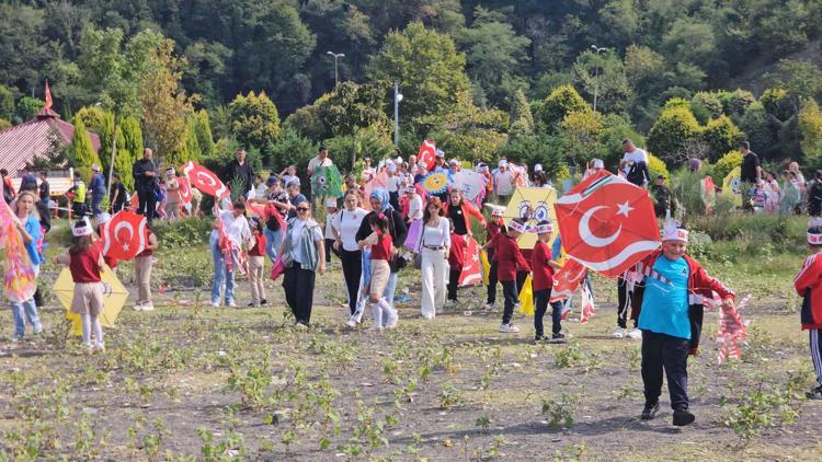 Zonguldak’ta uçurtmalar ‘Filistinli çocuklar’ için uçtu
