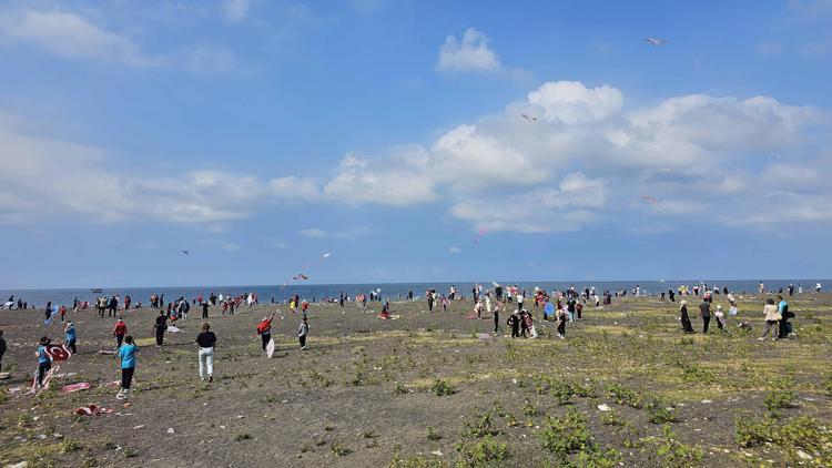 Zonguldak’ta uçurtmalar ‘Filistinli çocuklar’ için uçtu