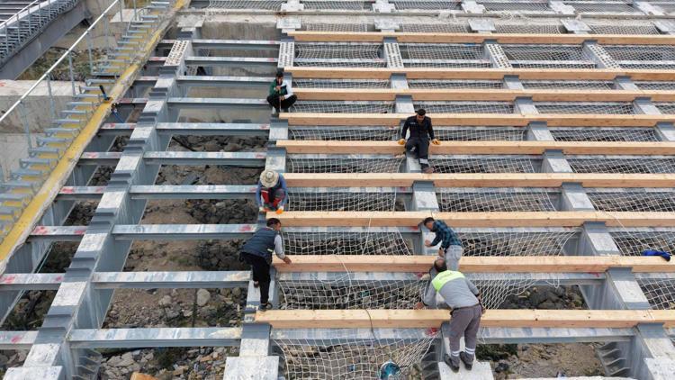 Erzurum'da atlama kulelerinin ahşaba dönüşümü kışa kadar bitecek