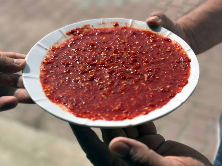 Edirne tava ciğerinin vazgeçilmezi Karaağaç biberinde kurutma dönemi