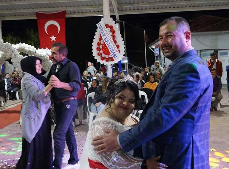 Down sendromlu Elif'in düğün hayali gerçek oldu