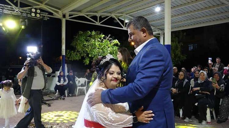 Down sendromlu Elif'in düğün hayali gerçek oldu