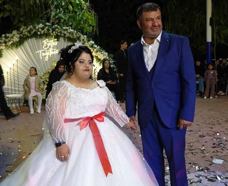 Down sendromlu Elif'in düğün hayali gerçek oldu