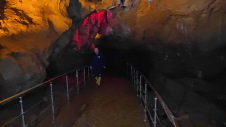 Su basan Gökgöl Mağarası ziyarete kapatıldı
