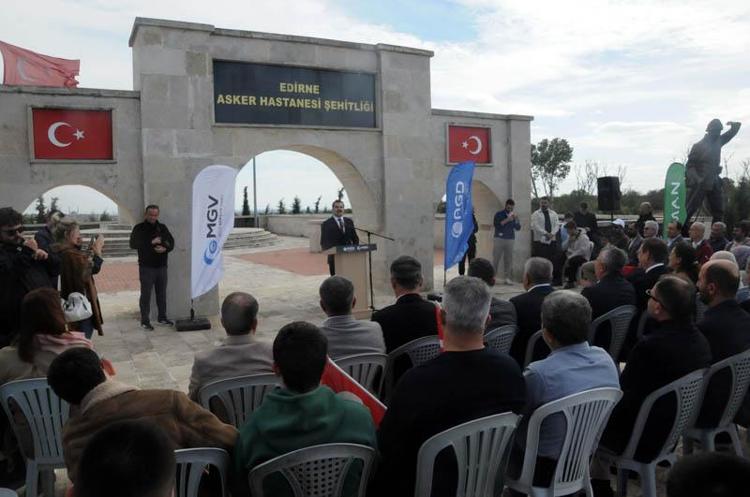Edirne'de Asker Hastanesi şehitleri anıldı