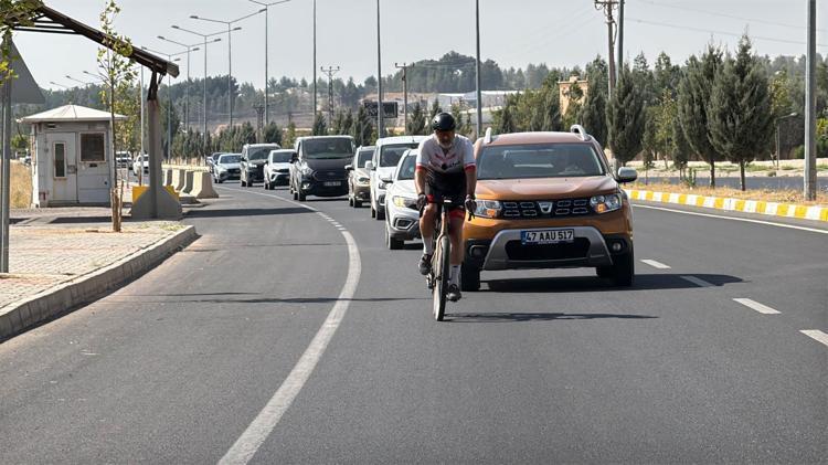 Çocukken taşındıkları İsviçre’den Midyat’a 4 bin 500 kilometre pedal çevirdi