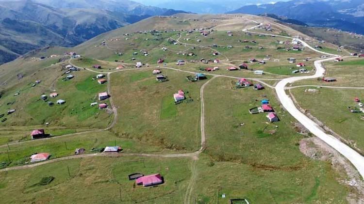 Trabzon’da sis bulutu dronla görüntülendi