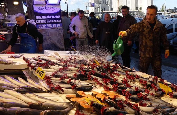 Karadeniz'de av sezonu bereketi; tezgahlar palamutla doldu