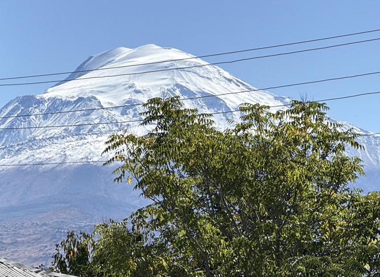 Ağrı Dağı beyaza büründü