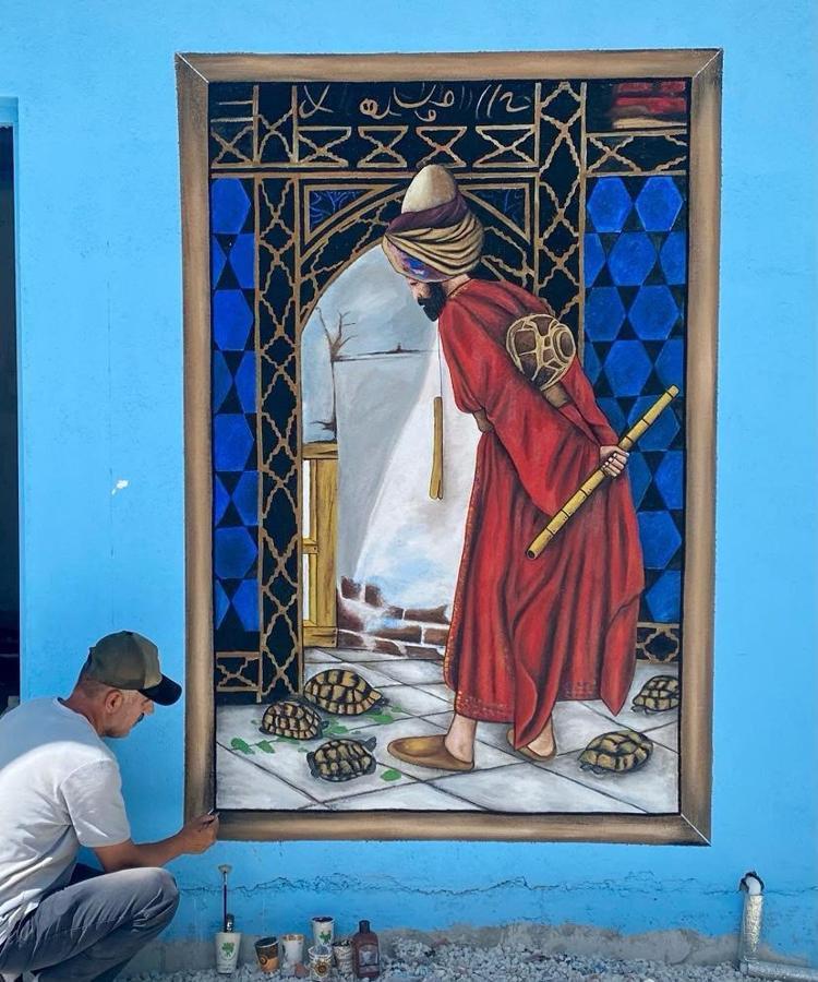 35 yıllık ressam, çocukların hayallerini çiziyor