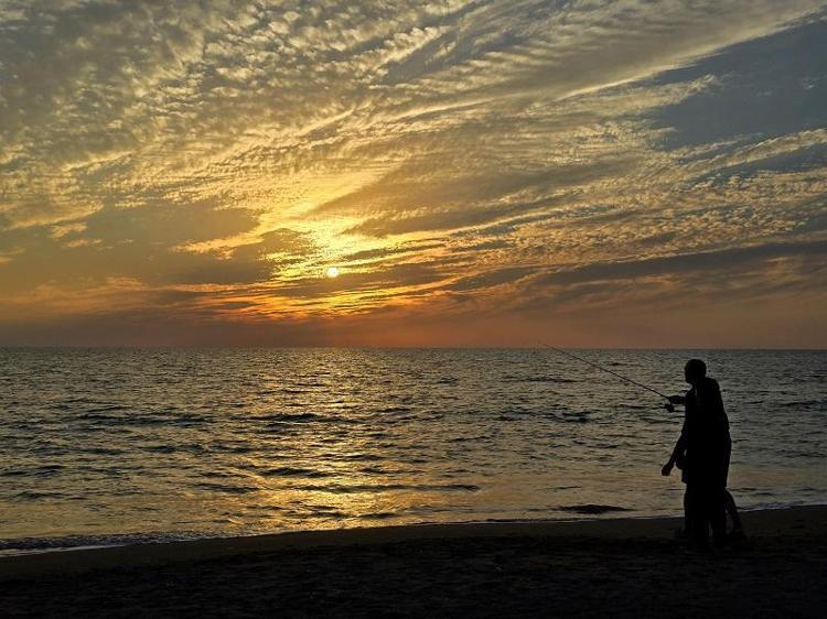 Hatay'da kartpostallık gün batımı