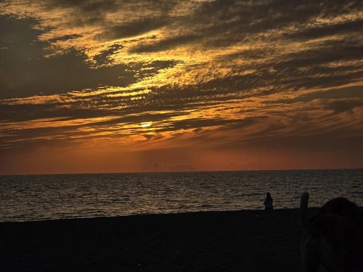 Hatay'da kartpostallık gün batımı