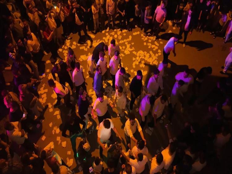 DHA’nın haberinin ardından ünü sınırı aşan 'Salla Dansı’ Girne’den kameraya yansıdı