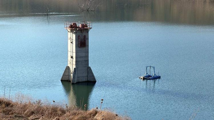 Tekirdağ'da, Naip Barajı'nda doluluk oranı yüzde 11'e çıktı