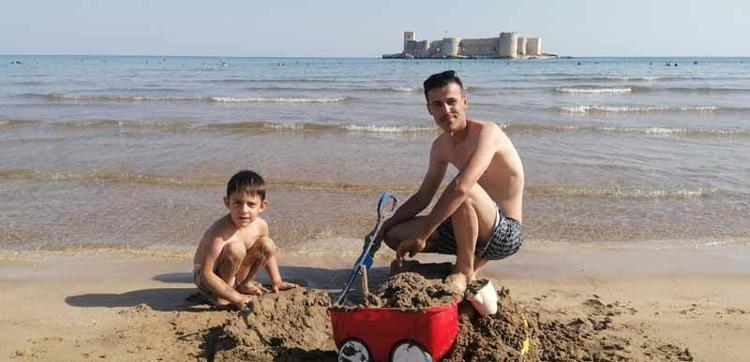 Mersin’de ekim ayında deniz sezonu devam ediyor