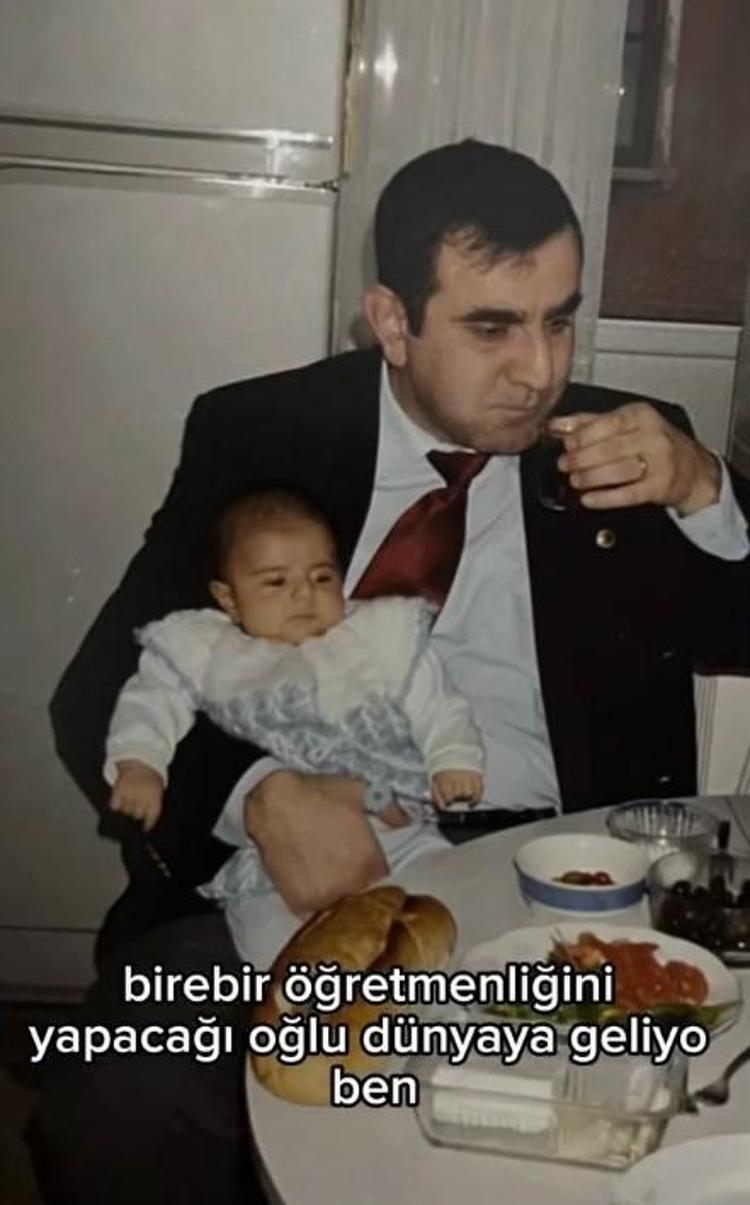 60 yaşındaki tıp öğrencisine önlüğünü oğlu giydirdi