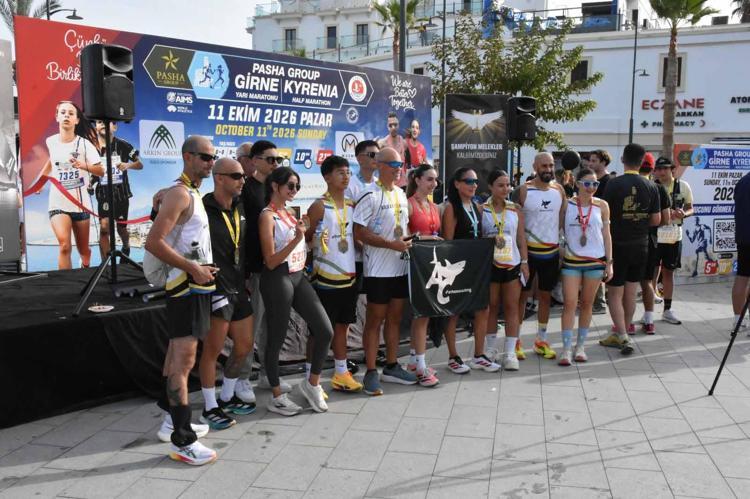 Girne Yarı Maratonu 2026 tamamlandı: Geliri deniz kazasında mağdur olan ailelere aktarılacak