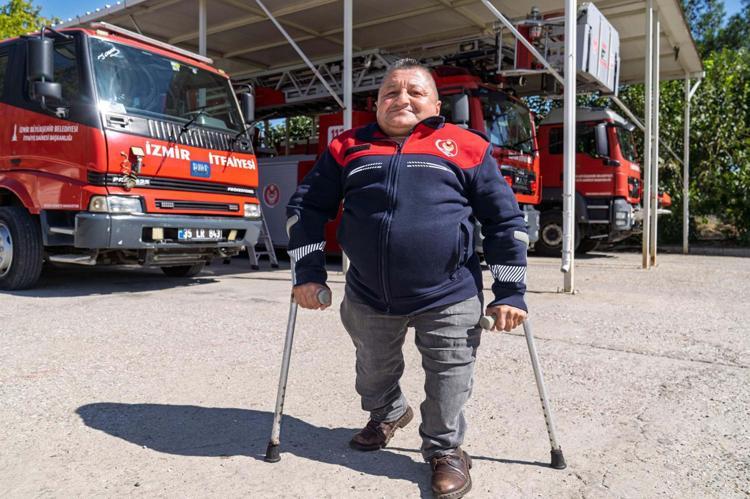 '110 Yaşar'ın 24 yıllık itfaiyecilik öyküsü