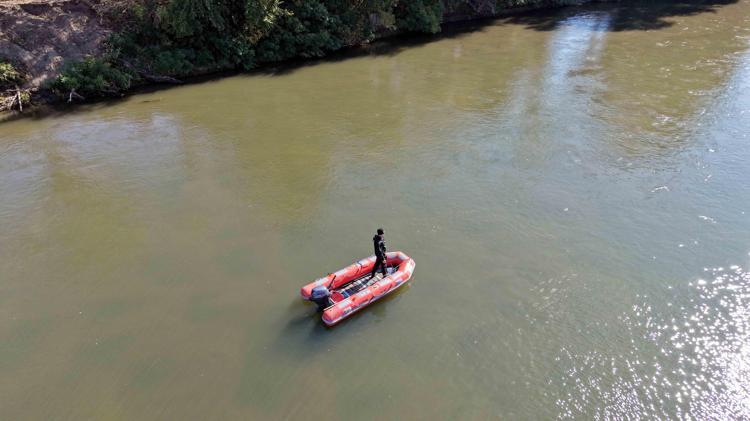 Meriç Nehri’nde kaybolan 2 çocuğu arama çalışmaları 2'nci gününde