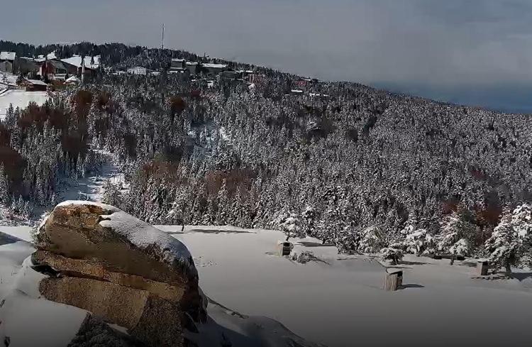 Uludağ’da kar kalınlığı 20 santime ulaştı