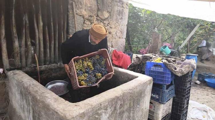 Bitlis'te asırlık pekmez geleneği yaşatılıyor
