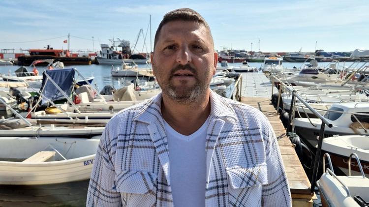Tekirdağ’da tekneyle denize açılan balıkçılar, 1,5 ton kefal avladı