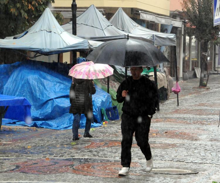 Edirne'de sağanak etkili oldu
