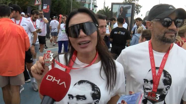 Kadıköy’deki Cumhuriyet Koşusu'nda hem koştular hem keyifli vakit geçirdiler